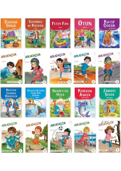 2. Sınıf Okumayı Sevdiren Hikaye Seti 20 Kitap(Armağan-Arkadaşım)