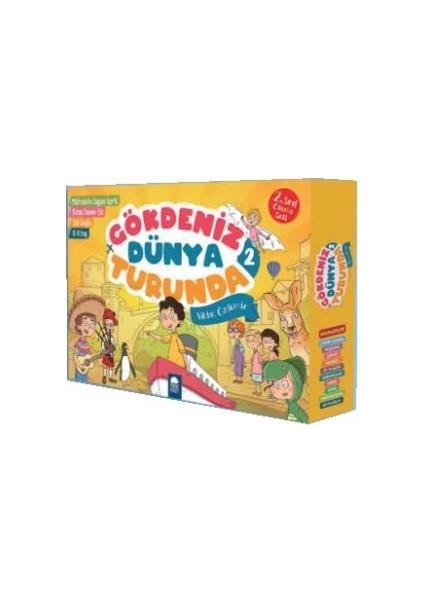Mavi Kirpi 2. Sınıf Gökdeniz Dünya Turunda Hikaye Seti 2 (10 Kitap)