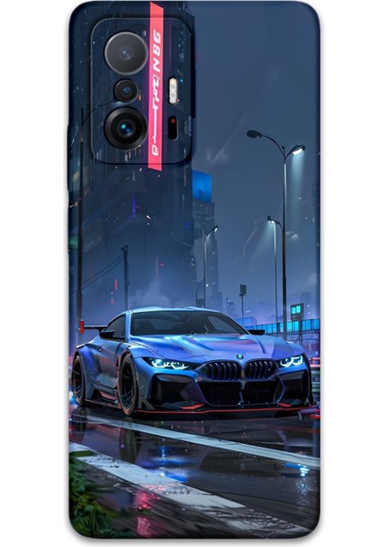 Xiaomi Mi 11T Pro Uyumlu Araba Desenli Telefon Kılıfı + Ekran Koruyucu - 5767