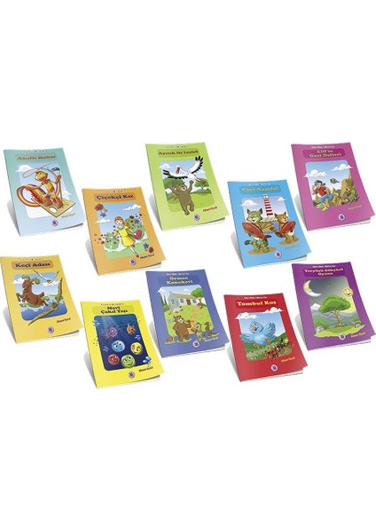 Koza 1. Sınıf Büyük Boy Hikaye Seti 10 Kitap(Cici-Bici)