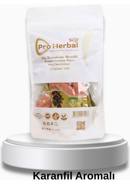 Diş Temizleme Mendili – Karanfil Aromalı Bitkisel Mendil