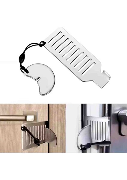 Güvenlik Anti-Hırsızlık Kapı Kilidi – Taşınabilir 8 cm Paslanmaz Çelik fiyatları