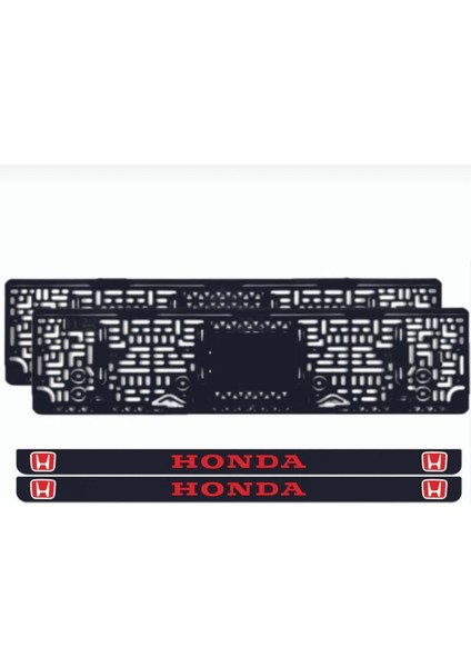 3ADİJİTAL Honda Logolu Pleksi Araba Plakalığı