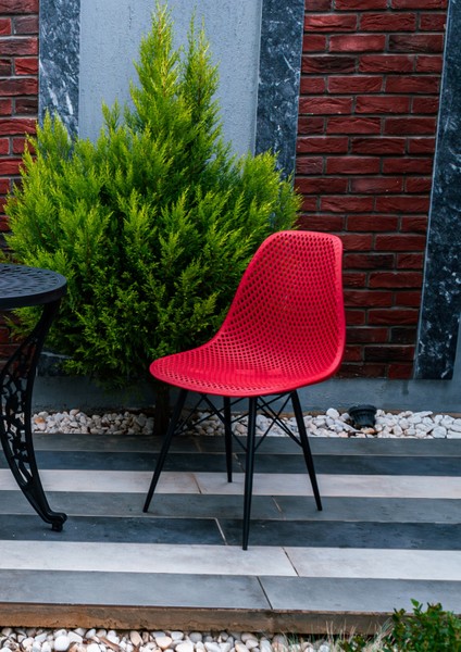 Safir Sandalye – Metal Ayaklı Modern Mutfak Kafe Restoran Ofis Sandalyesi