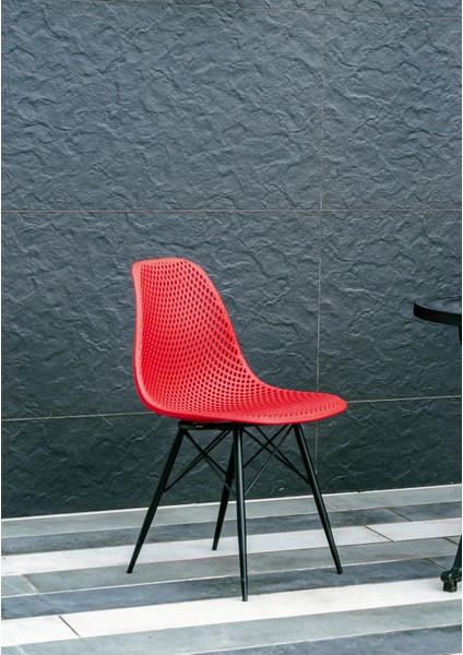 Safir Sandalye – Metal Ayaklı Modern Mutfak Kafe Restoran Ofis Sandalyesi