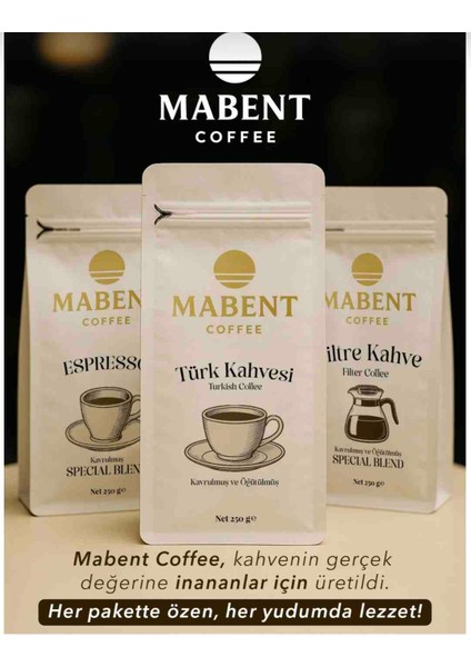 Taptaze Öğütülmüş Türk Kahvesi 250G Yumuşak Içim modelleri