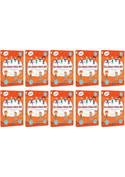 Parıltı 1. Sınıf Anetil Ilk Okuma Yazma Seti 10 Kitap (10 Set Birlikte)