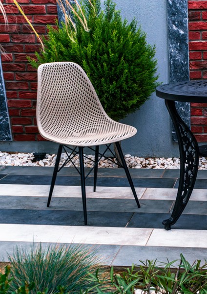 Safir Sandalye – Metal Ayaklı Modern Mutfak Kafe Restoran Ofis Sandalyesi