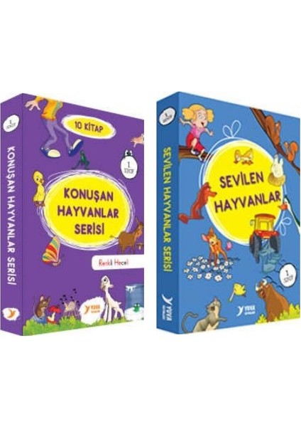 Yuva 1. Sınıf Konuşan Hayvanlar + Sevilen Hayvanlar 20 Kitap