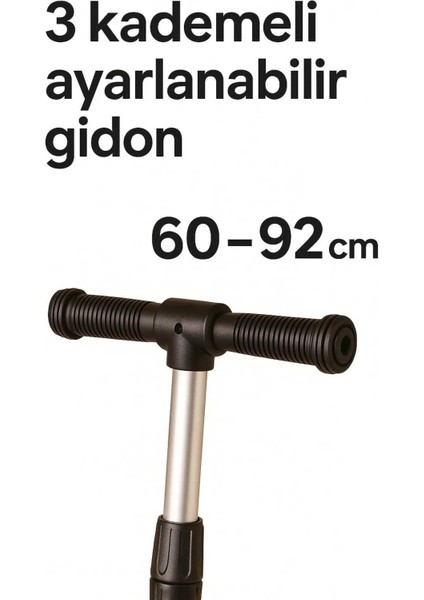 LED Işıklı 2 Tekerlekli Neon Scooter | 5+ Yaş