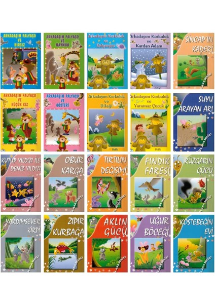 Polat 1. Sınıf Hikaye Seti 20 Kitap Büyük Boy (Dicle)