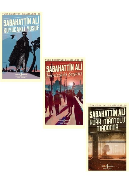 Sabahattin Ali Seti 3 Kitap Iş Bankası