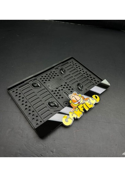 3ADİJİTAL Sarı Garfield Motor Plakalığı