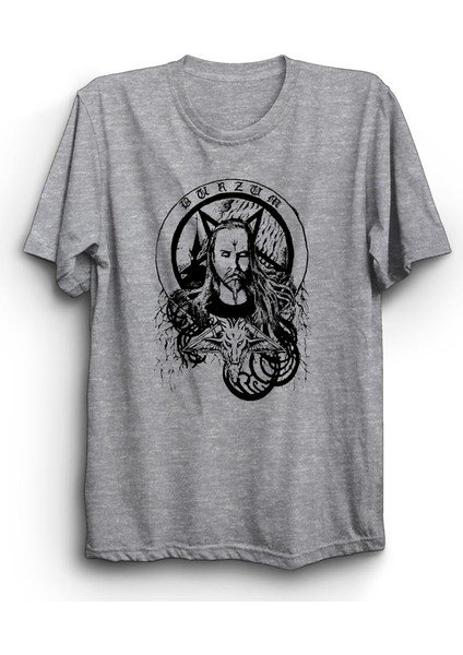 Burzum, Samoth, Rock Metal Müzik Grubu Baskılı, Unisex, %100 Pamuk Tişört
