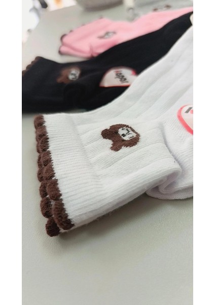 Bayan Panda Logo Penye Yarım Patik