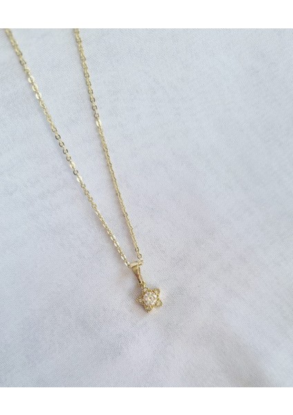 Xuping ÇELİK Altın Kaplama Minimal Yıldız Gold Kolye modelleri
