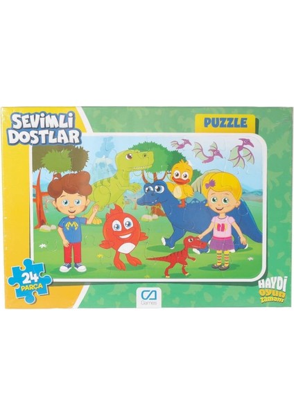 CAFRM-5121-5122 Sevimli Dostlar Frame Puzzle 24 Parça.gzpxt