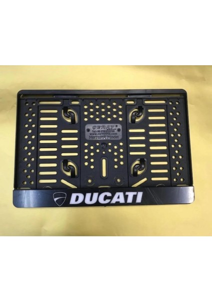 3ADİJİTAL Ducatı Logolu Motor Plakalığı
