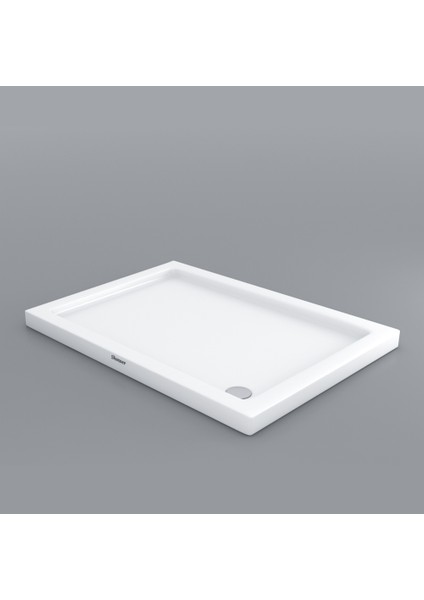 80*140 Dikdörtgen H:7 Flat Duş Teknesi