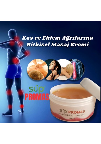 Promas Bitkisel Masaj Kremi – 100 ml