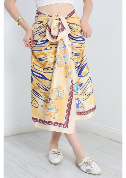 Saten Pareo Sarı