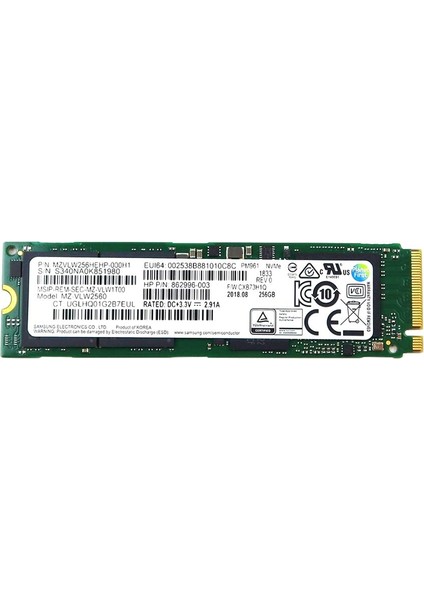 PM961 Series SSD (256 Gb) (MZVLW256HEHP)