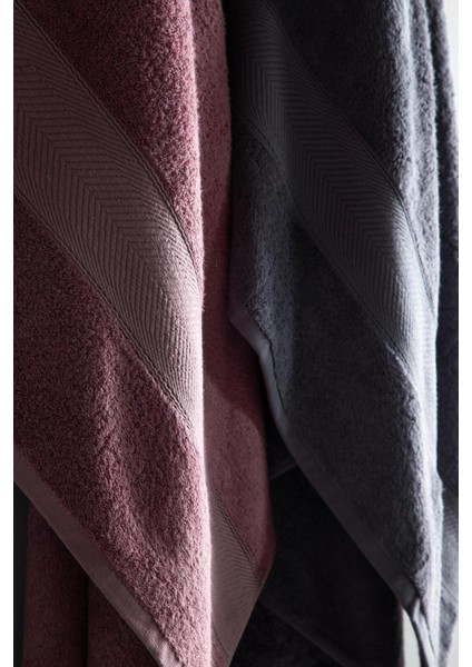 Lotus 4'lü Havlu Setı Gulkurusu-K.grı 90X150 - Aıle Setı fiyatları