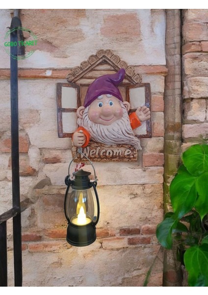 Fenerli Welcome Cücesi Dekoratif Kapı ve Duvar Süsü Farklı Renklerde