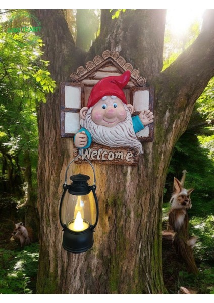 Fenerli Welcome Cücesi Dekoratif Kapı ve Duvar Süsü Farklı Renklerde modelleri