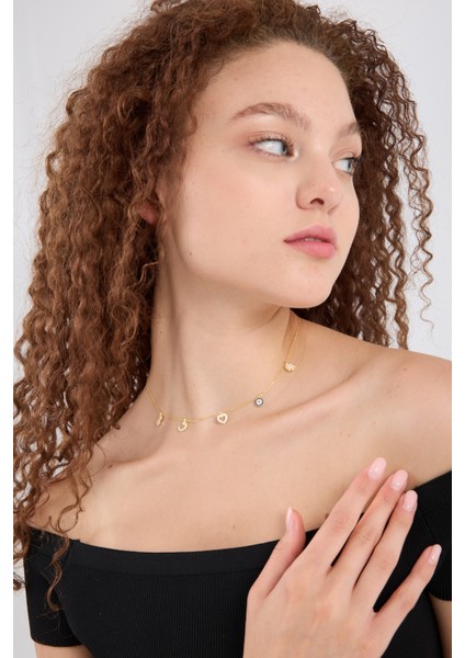 925 AyarGümüş Şans, Nazar Kolye, Kadın, Kübik Zirkon modelleri