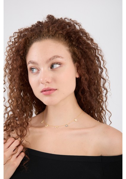 925 AyarGümüş Şans, Nazar Kolye, Kadın, Kübik Zirkon fırsatları