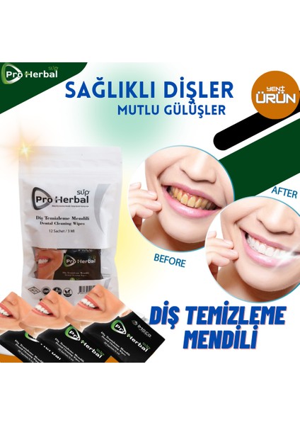 Diş Temizleme Mendili – Mint Aromalı Bitkisel Mendil fiyatları