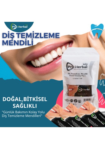 Diş Temizleme Mendili – Mint Aromalı Bitkisel Mendil modelleri