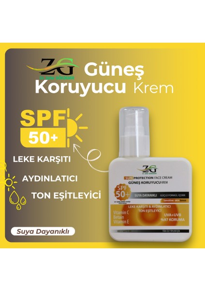 Dr Zafer Gökdemir Güneş Koruyucu Krem Spf 50 - Yüksek Koruma, Hafif Formül, Tüm Cilt Tipleri Için