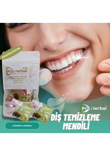 Diş Temizleme Mendili – Karanfil Aromalı Bitkisel Mendil modelleri