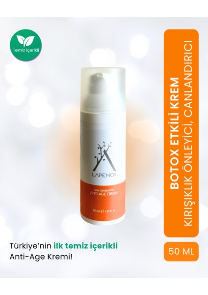 Yoğun Nemlendirme Anti-Age Krem