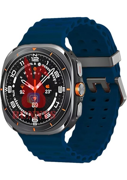 Watch Ultra Samsung Galaxy M15 Uyumlu Universal Akıllı Saat 1.43 Inç Kordonlu