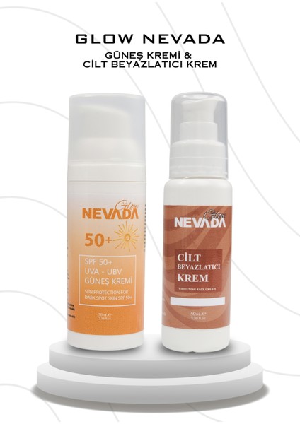 Güneş Kremi ve Beyazlatıcı Krem Set 50 ml