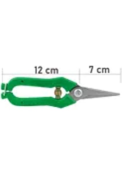Üzüm Bağ Budama Makası Düz Uçlu 19 cm (Yeni)