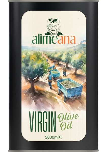 Virgin Teneke Natürel Sızma Zeytinyağı 3lt