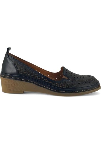 330 Hakiki Deri Günlük Kadın Babet-Siyah fiyatları