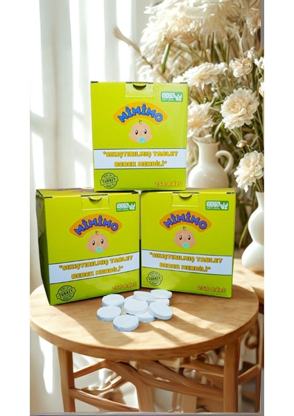 Lioris Sihirli Tablet Islak Mendil 250 Adet x 3 Kutu