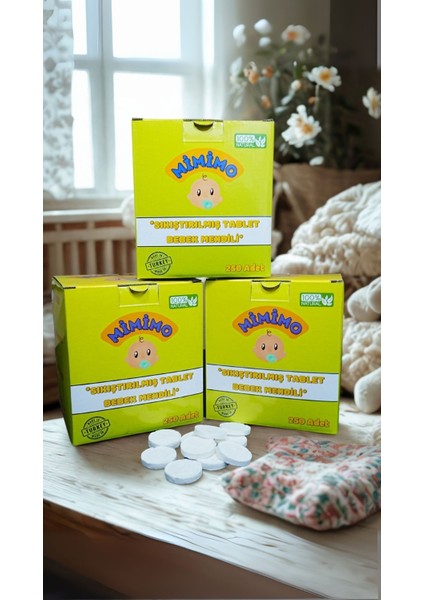 Lioris Sihirli Tablet Islak Mendil 250 Adet x 3 Kutu
