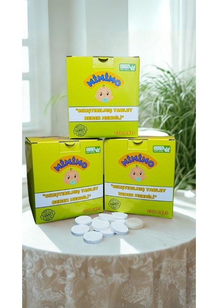 Lioris Sihirli Tablet Islak Mendil 250 Adet x 3 Kutu