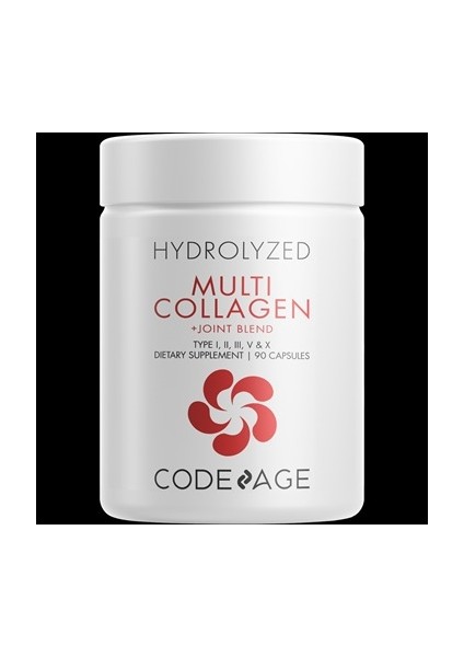 Hydrolyzed Multı Collagen +Joınt Blend Code Age Type I Iı Iıı V&x 90 Capsules