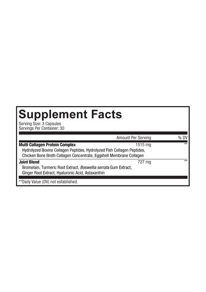 Hydrolyzed Multı Collagen +Joınt Blend Code Age Type I Iı Iıı V&x 90 Capsules modelleri