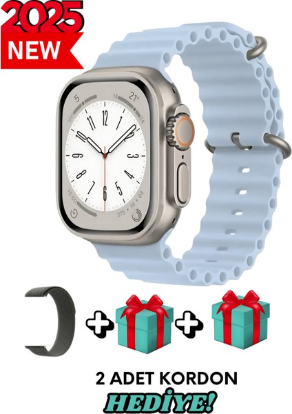 General Mobile Gm 22 Uyumlu Akıllı Saat Watch Ultra2 49MM Kordon Hediyeli - Son Versiyon