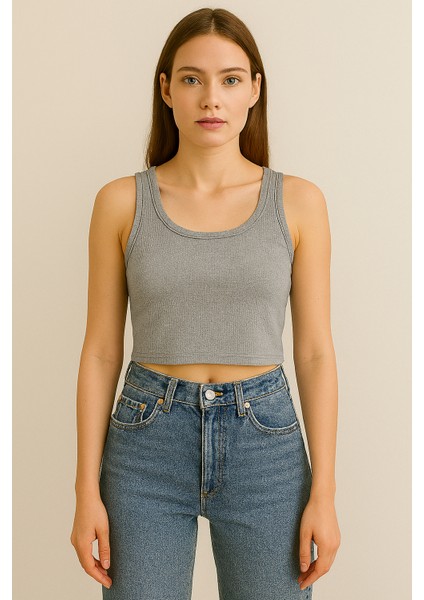 Kadın Kaşkorse Geniş Askılı Crop fırsatları