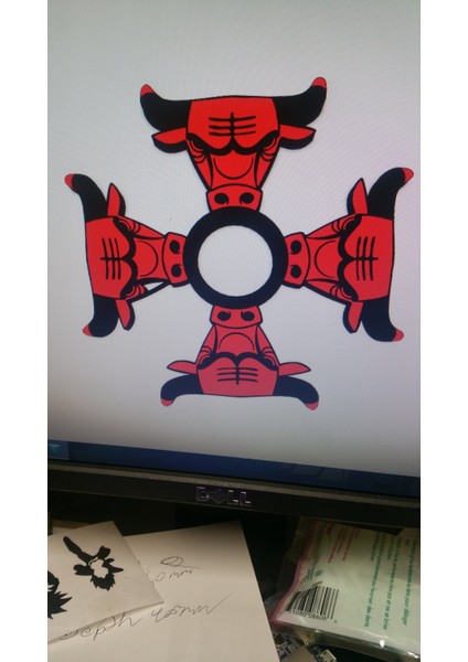 Chicago Bulls Fidget Spinner - Azaltan Eğlenceli Fidget Spinner THN2434439