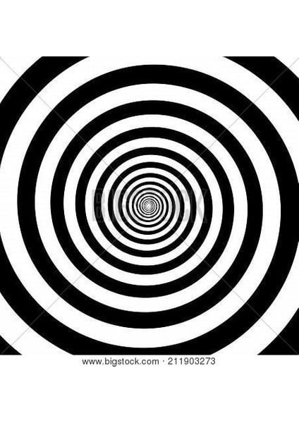 Spiral Illüzyon Duvar Sanatı | Kaliteli ve Eğlenceli Oyuncak THN4980452